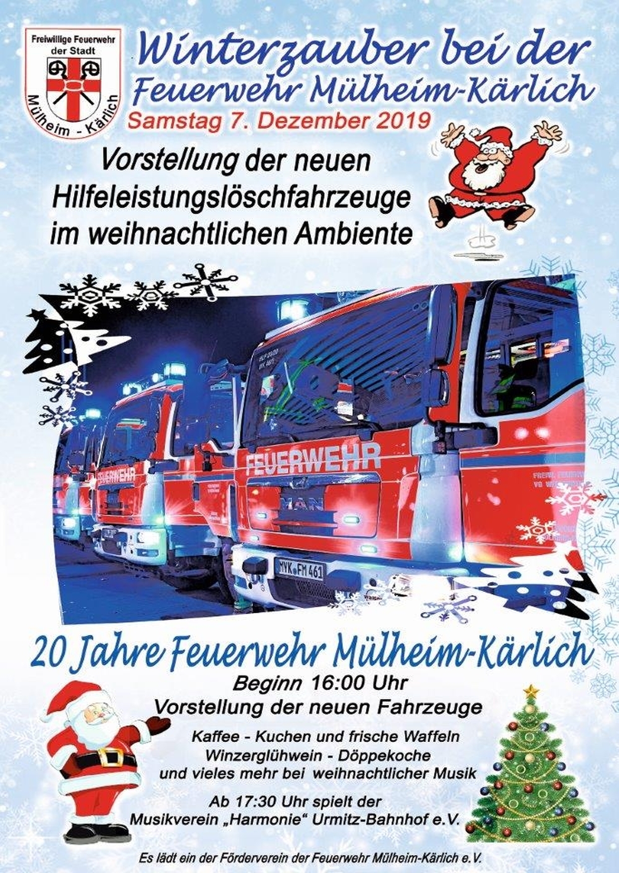 Winterzauber bei der Feuerwehr- 20 Jahre Feuerwehr M&uuml;lheim-K&auml;rlich